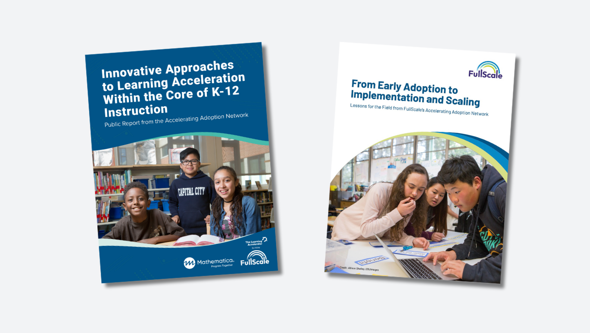 New publications from FullScale share key learnings and findings from Mathematica’s evaluation of the Accelerating Adoption Network.Learn More.