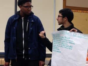 Students in EPIC North’s Rights of Passage program meet to support each other academically, socially, and personally.