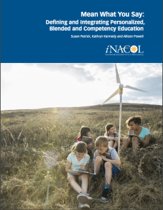 iNACOL - Mean What You Say report cover